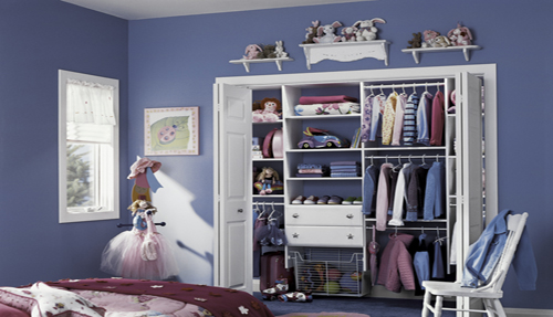 Children Bedroom Closet Shelving Cabinet Organizer