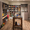 Kitchen and Pantry cabinet, shelving, and storage design solutions